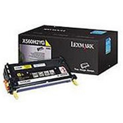 Lexmark X560H2YG High Yield Yellow Laser Toner Cartridge