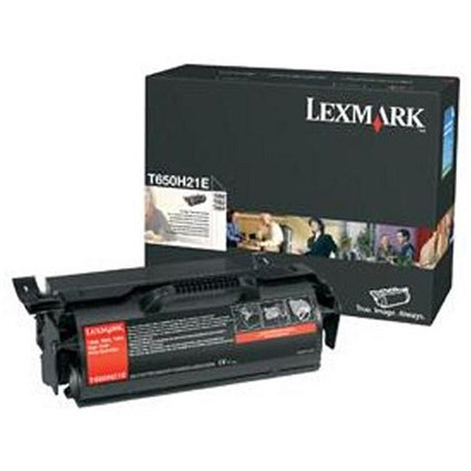 Lexmark T650H31E High Yield Black Laser Toner Cartridge