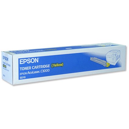 Epson Laser Toner Cartridge Page Life 3500pp Yellow Ref S050210