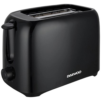 Daewoo Essentials 2 Slice Toaster Black 700W