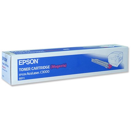 Epson Laser Toner Cartridge Page Life 3500pp Magenta Ref S050211