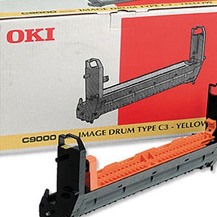 OKI Laser Drum Page Yield 39000pp for C9200 C9400 Yellow Ref 41514709