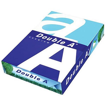 Double A A4 Premium Multifunctional Copier Paper / White / 100gsm / Ream (500 Sheets)