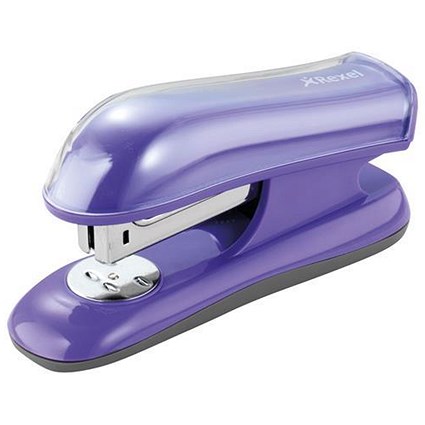 Rexel JOY Half Strip Stapler, Capacity: 20 Sheets, Perfect Purple