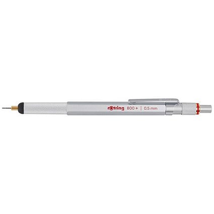 Rotring 800 Mechanical Pencil / Stylus Tip 0.5mm / Silver