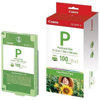 Canon Easy Photo Pack / 10x15cm / 100 Sheets / Ref EP100