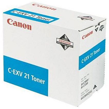 Canon C-EXV21 Cyan Laser Toner Cartridge