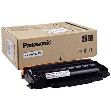 Panasonic KX-FAT431X Black Laser Toner Cartridge