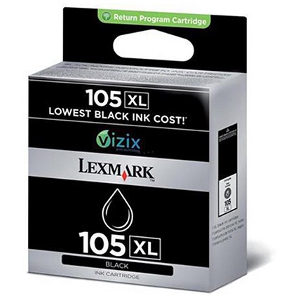 Lexmark 105XL High Yield Black Inkjet Cartridge