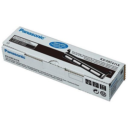 Panasonic KX-FAT411X Black Laser Toner Cartridge