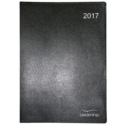 Collins Leadership Appointment Diary / Day To a Page / A5 / Black