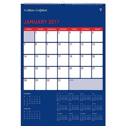 Collins Colplan 2017 Full View Calendar