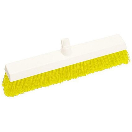 Scott Young Research Hygiene Hard Broom, 12 inch, Yellow