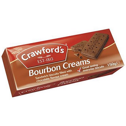 Crawfords Bourbon Biscuits, 12 x 510g Packets