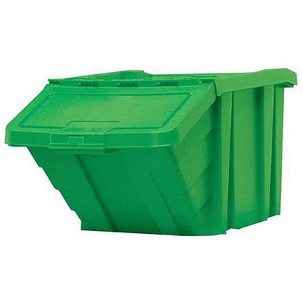 Recycle Storage Bin / 87 Litre / Green