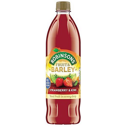 Robinsons Strawberry & Kiwi Squash - 12 x 1 Litre Bottles