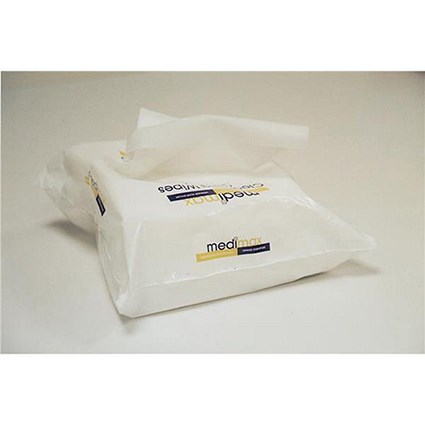 Medimax Silk TouchDry Patient Disposable Wipes / 300x300mm / 35 Packs of 80 Wipes