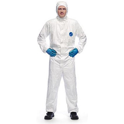 Tyvek Xpert Hooded Coverall / Type 5/6 / Large