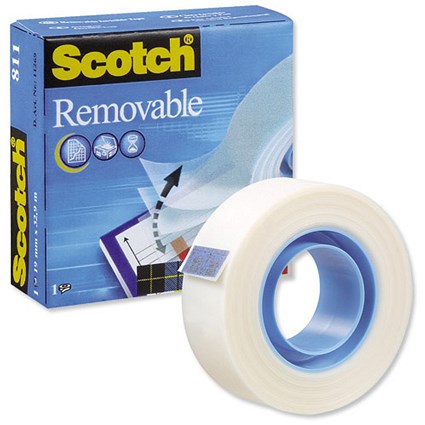 Scotch Removable Magic Tape 25mm x 66m