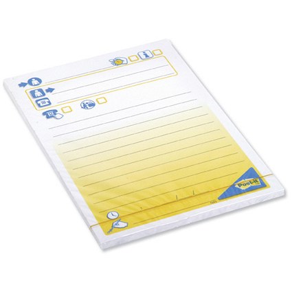 Post-it Telephone Message Pad 149x102mm Ref 7693E/7661 [Pack 12]