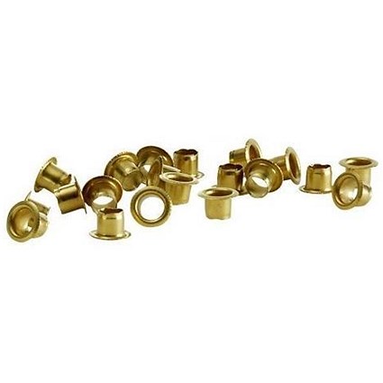 Rexel Brass Eyelets / 4.2mm / Pack of 500