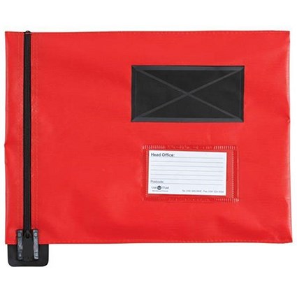 A4 Flat Mailing Pouch / 285mm x 345mm / Red