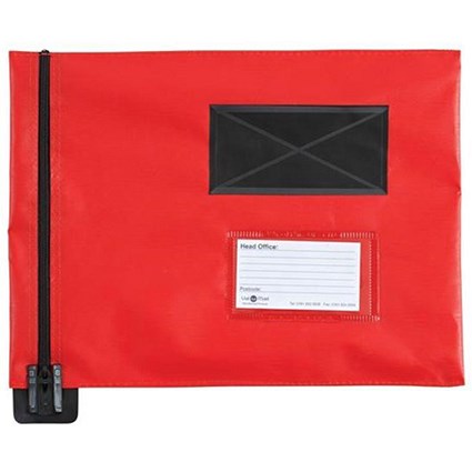 A3 Flat Mailing Pouch / 355 x 470mm / Red