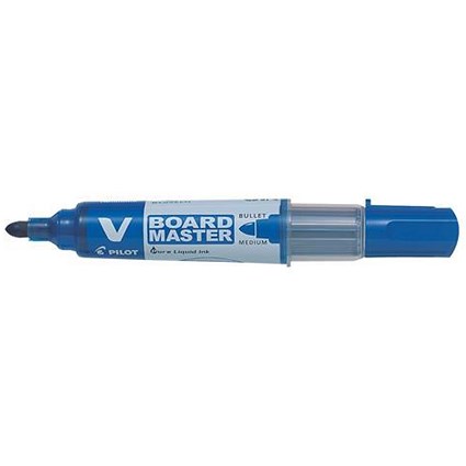 Pilot V Board Master Whiteboard Markers / Blue / Pack of 10