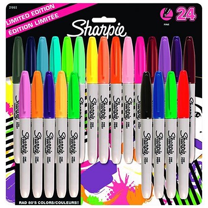 Sharpie Fine Pens / Assorted / Pack of 24