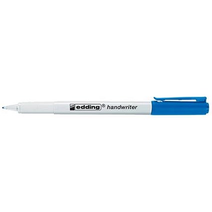 Edding Handwriter Pen / 1.0mm Tip / Water-based / Blue / Pack of 12