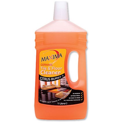 Maxima Floor Cleaner for Tile and Vinyl 1 Litre [Pack 4]