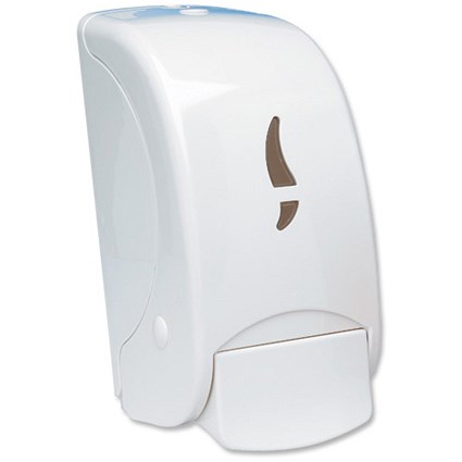 Maxima Hand Soap Dispenser Unit Wipeable Plastic White Ref VPDMONSD