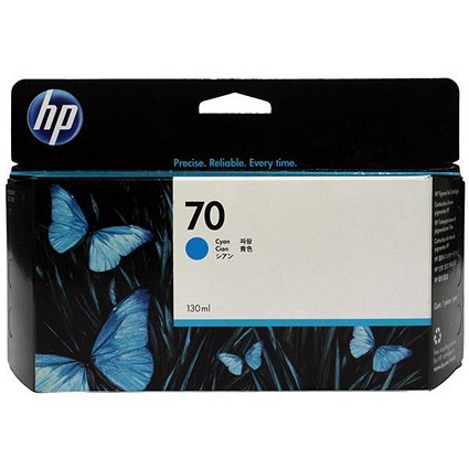 HP 70 Cyan Ink Cartridge