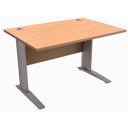Sonix Cantilever Rectangular Desk / 1200mm / Beech