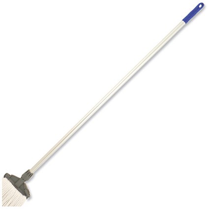 Bentley Kentucky Mop Handle with Grey Grip Clip Colour-coded Blue Ref SPC/VZ20511B/CLIP