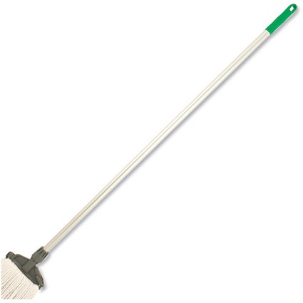 Bentley Kentucky Mop Handle with Grey Grip Clip Colour-coded Green Ref SPC/VZ20511G/CLIP