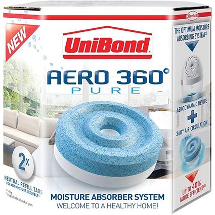 UniBond Aero 360 Moisture Absorber Refill Pure [Pack 4]