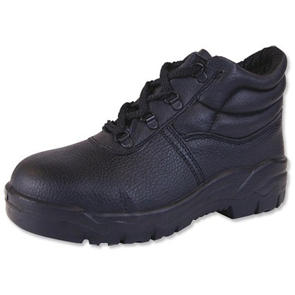 Dealer Workwear Safety Boot with Steel Toecap and Midsole Size 8