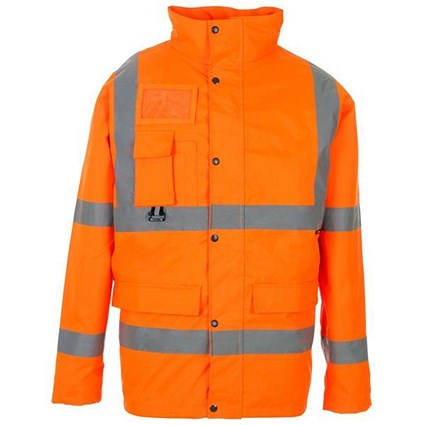 High Visibility Breathable Jacket / Extra Large / Orange
