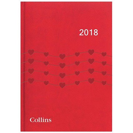 Collins 2018 British Heart Foundation Diary / Week to View / A5