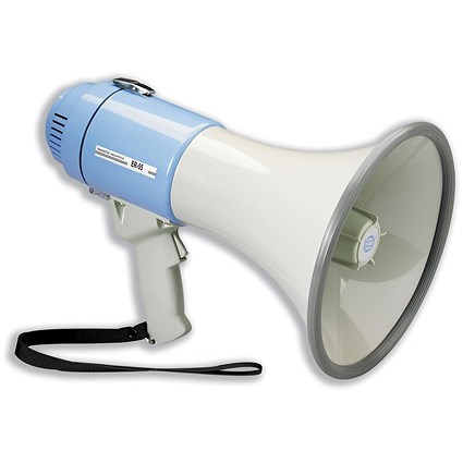 Power Megaphone Hand-held Battery Operated with Volume Control