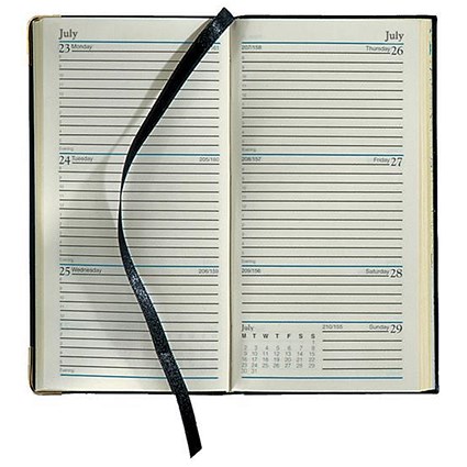Collins 2018 Slim Classic Diary / Week to View / Black