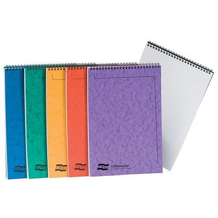 Europa Twinwire Notebook / Headbound / A4 / 120 Pages / Assorted / Pack of 10