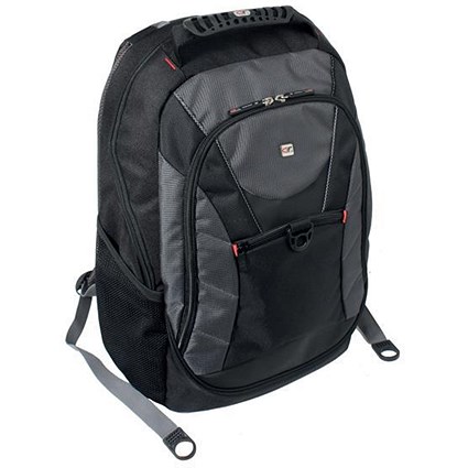 Gino Ferrari Riva Laptop Backpack Nylon Capacity16inch Black