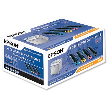 Epson S051110 Laser Toner Cartridge Page Life 3x6000pp Cyan/Magenta/Yellow Ref C13S051110 [Pack 3]