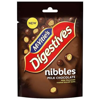 McVities Milk Chocolate Nibbles in Resealable Packet 120g