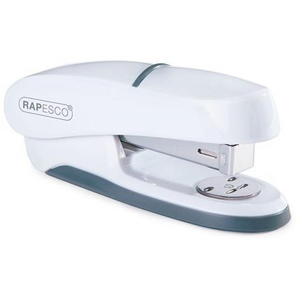 Rapesco P20 Shimma Half Strip Stapler / Capacity: 20 Sheets / White