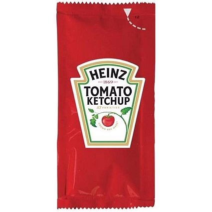 Heinz Tomato Ketchup Sachets - Pack of 200