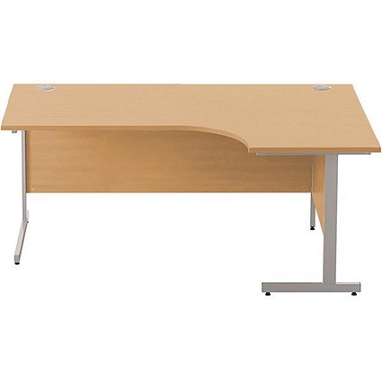 Sonix 1800mm Corner Desk / Right Hand / Beech