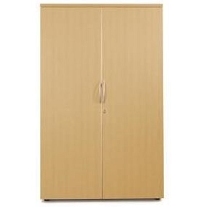 Sonix Medium Tall Cupboard / 1 Shelf / 1600mm High / Oak